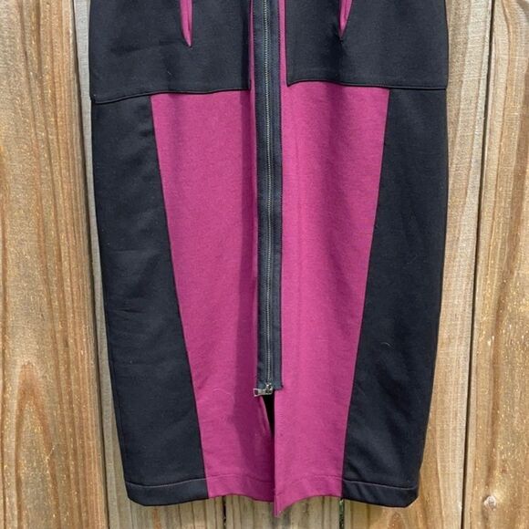 Take 50% OFF- Bcbgmaxazaria Black And Purple Dress, Size-XS - Picture 6 of 7